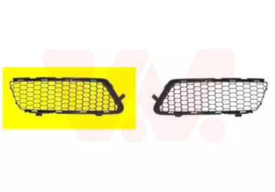 Ventilatierooster, bumper VAN WEZEL 0160592)
