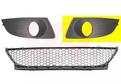 Ventilatierooster, bumper VAN WEZEL 1516593)