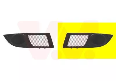 Ventilatierooster, bumper VAN WEZEL 1637591)