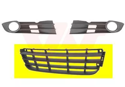 Ventilatierooster, bumper VAN WEZEL 5857590)