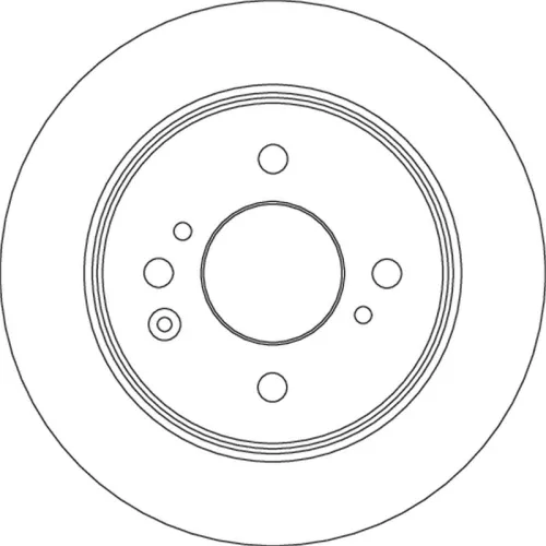 Remschijf TRW DF6875)