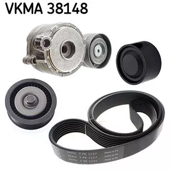 V-geribbelde riemset SKF VKMA 38148)