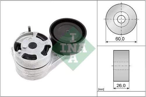 Riemspanner, V-geribbelde riem Schaeffler INA 534 0938 10)