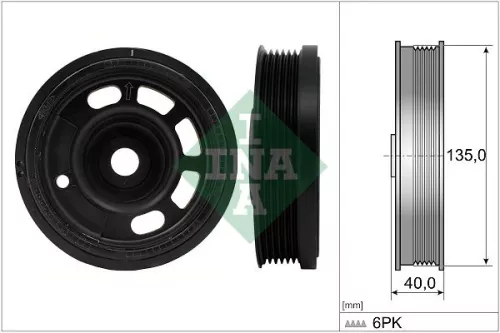 Riempoelie, krukas Schaeffler INA 544 0172 10)