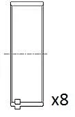Drijfstanglager FAI AutoParts BB2003-STD)
