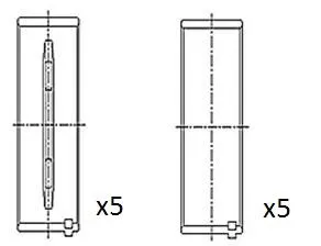 Krukaslager FAI AutoParts BM1057-STD)