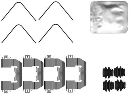 Accessoirekit, schijfremblokken TEXTAR 82561500)