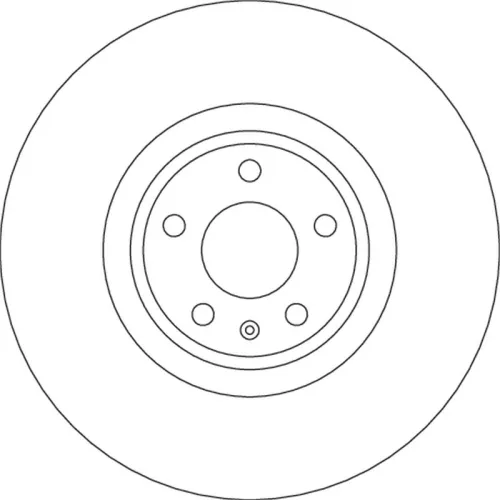 Remschijf TRW DF6729S)