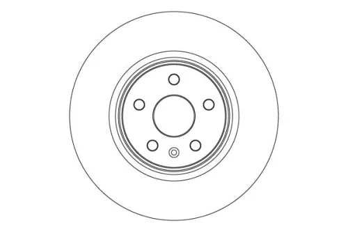 Remschijf TRW DF6585S)