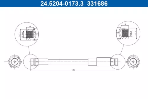 Remslang ATE 24.5204-0173.3)