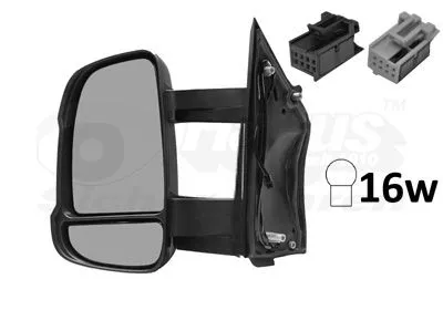 Exterior Mirror VAN WEZEL 1651815)