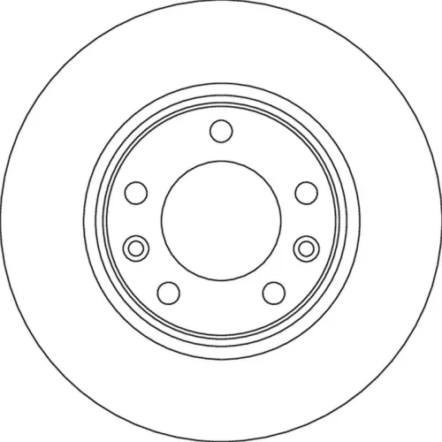 Remschijf TRW DF6780)