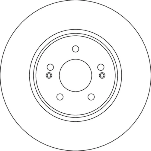 Remschijf TRW DF6829S)