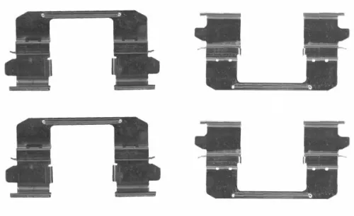 Accessoirekit, schijfremblokken TEXTAR 82542600)