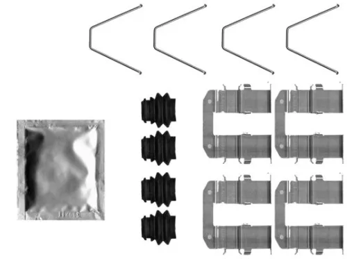 Accessoirekit, schijfremblokken TEXTAR 82552700)