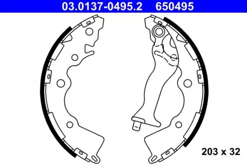 Remblokkenset ATE 03.0137-0495.2)