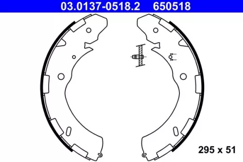 Remblokkenset ATE 03.0137-0518.2)