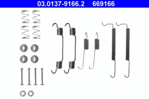 Accessoirekit, remschoenen ATE 03.0137-9166.2)