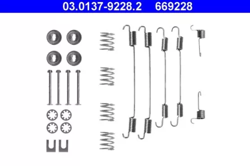 Accessoirekit, remschoenen ATE 03.0137-9228.2)