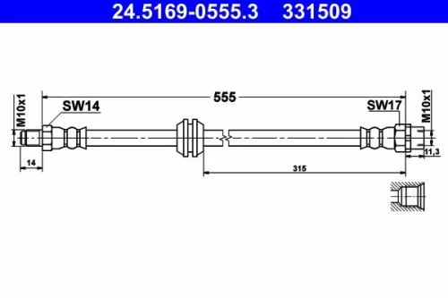 Remslang ATE 24.5169-0555.3)