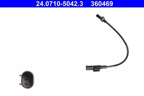 Sensor, wielsnelheid ATE 24.0710-5042.3)