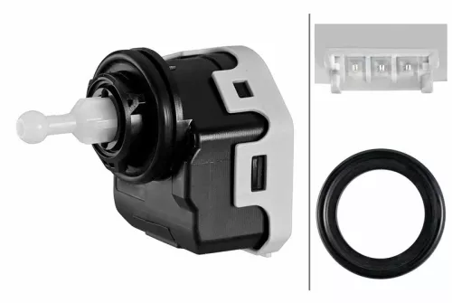 Actuator, koplampnivellering HELLA 6NM 007 878-041)