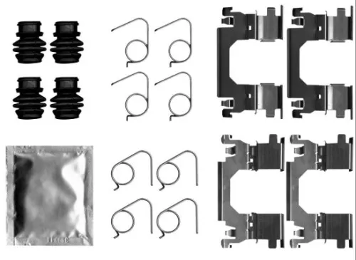 Accessoirekit, schijfremblokken TEXTAR 82543200)