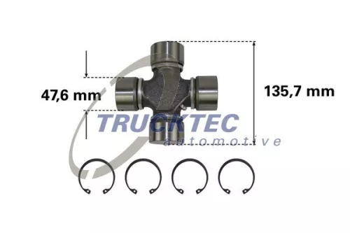 Joint, propshaft TRUCKTEC AUTOMOTIVE 05.34.008)