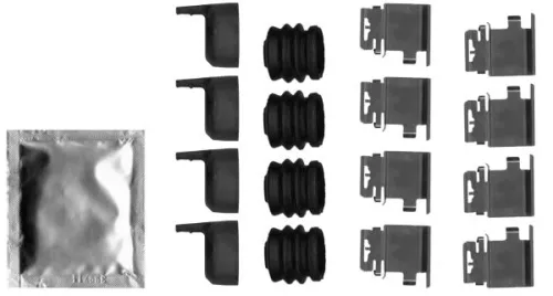 Accessoirekit, schijfremblokken TEXTAR 82548600)