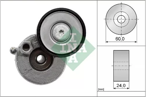 Riemspanner, V-geribbelde riem Schaeffler INA 534 0728 10)