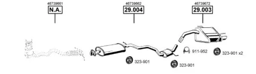 Exhaust System HANS AL290335)