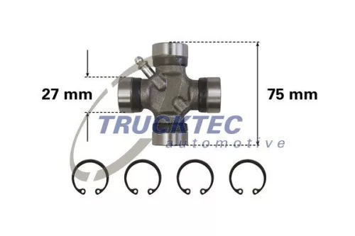 Koppeling, aandrijfas TRUCKTEC AUTOMOTIVE 02.34.041)