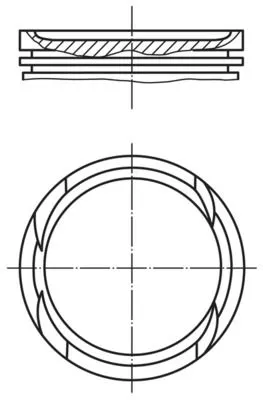 Zuiger MAHLE 011 PI 00112 002)