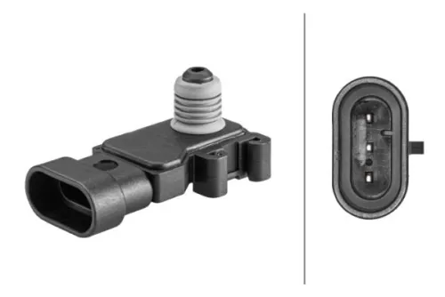Sensor, turbodruk HELLA 6PP 358 152-141)