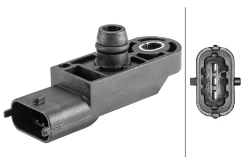 Sensor, turbodruk HELLA 6PP 358 152-301)