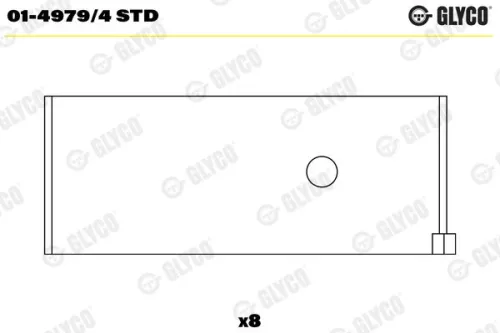 Drijfstanglager GLYCO 01-4979/4 STD)