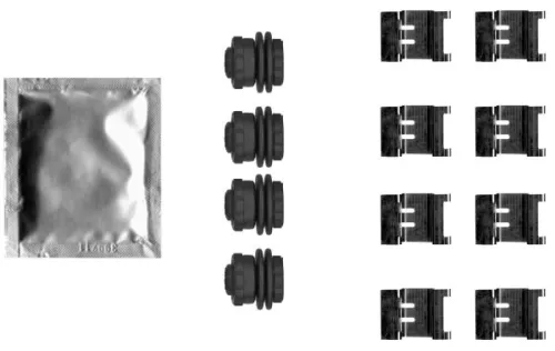 Accessoirekit, schijfremblokken TEXTAR 82552500)