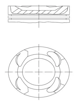 Zuiger MAHLE 081 PI 00126 000)