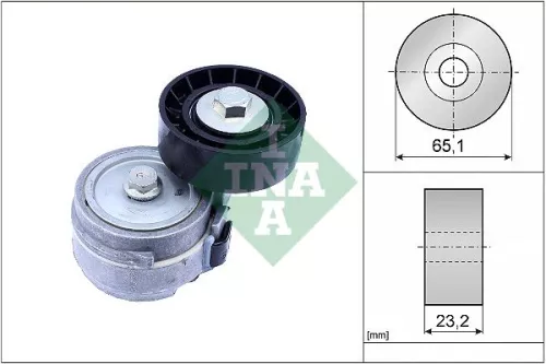 Riemspanner, V-geribbelde riem Schaeffler INA 534 0706 10)