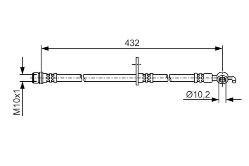 Remslang BOSCH 1 987 481 A58)