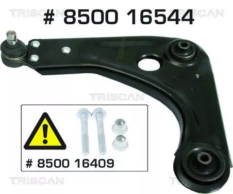 Draagarm/achterwielophanging TRISCAN 8500 16544)