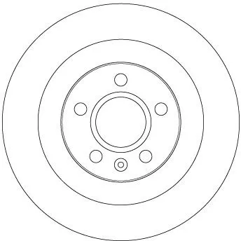 Remschijf TRW DF6970)