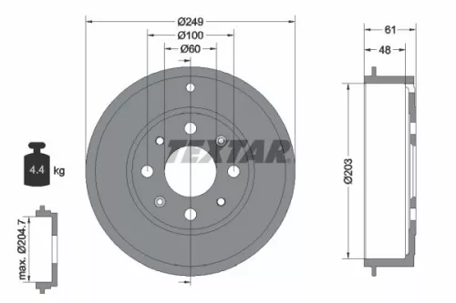 Remtrommel TEXTAR 94027600)