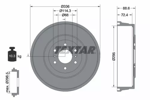 Remtrommel TEXTAR 94046500)