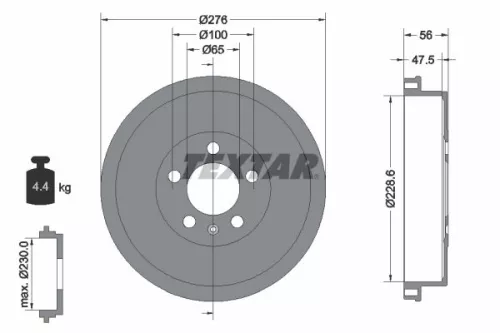 Remtrommel TEXTAR 94044600)