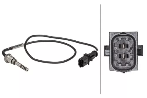 Sensor, uitlaatgastemperatuur HELLA 6PT 358 181-251)