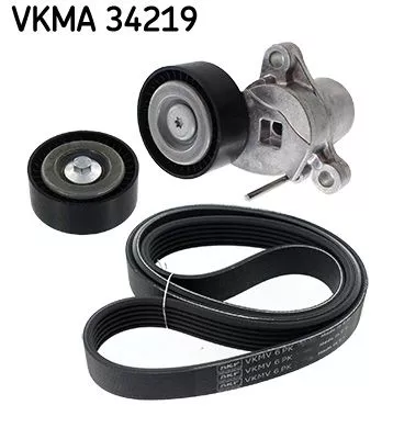 V-geribbelde riemset SKF VKMA 34219)