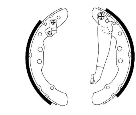 Brake Shoe Set TEXTAR 91044400)