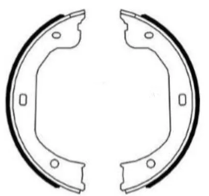 Remblokkenset, parkeerrem TEXTAR 91087000)