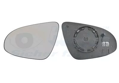 Spiegelglas, buitenspiegel VAN WEZEL 0919837)